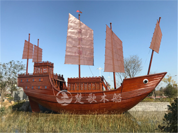 日照東夷小鎮(zhèn)景觀(guān)帆船
