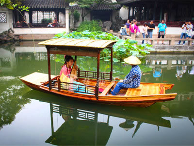 仿古單篷船